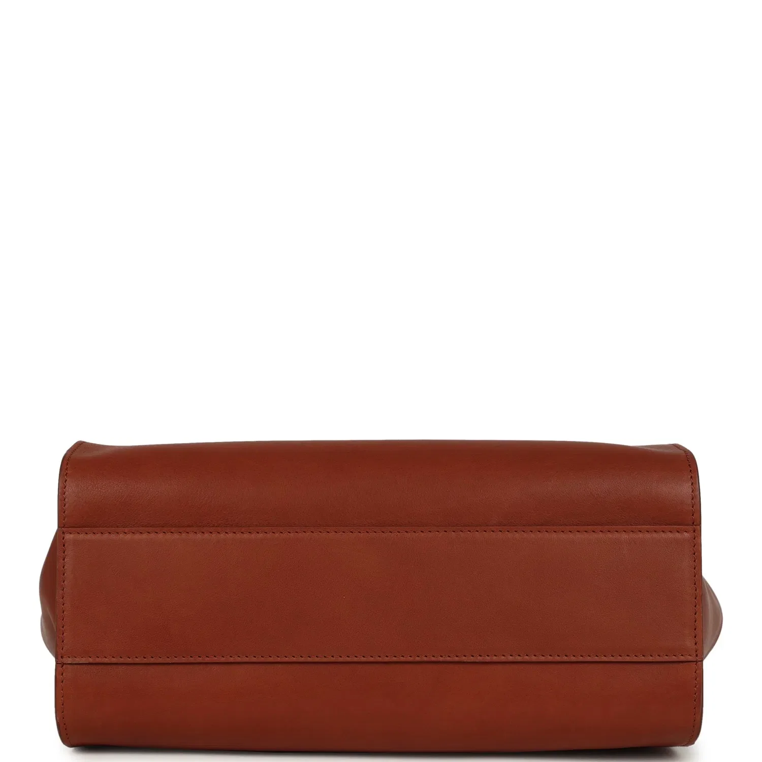 The Row Marlo 12 Tote Bag Acero Polished Saddle Silver Hardware