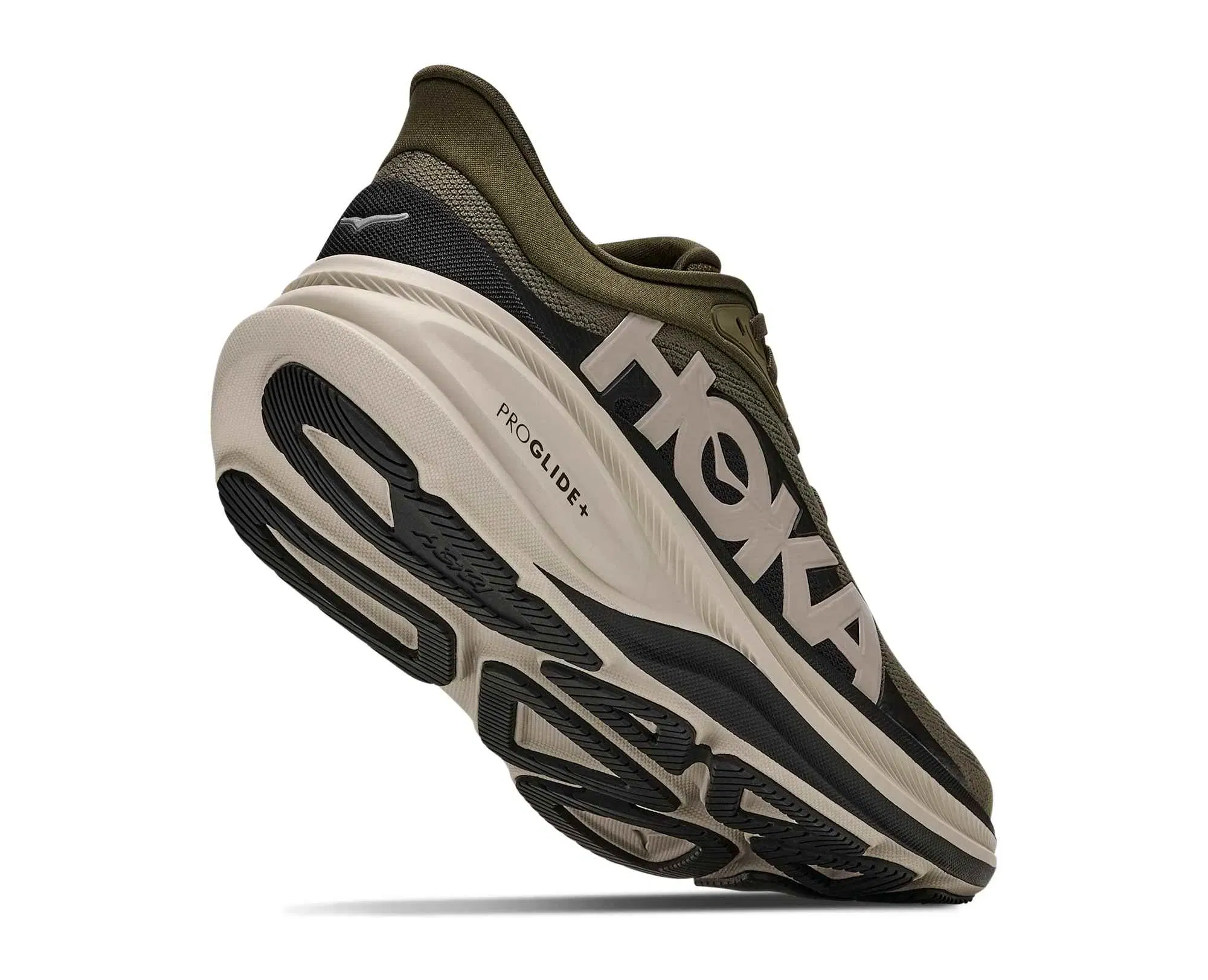 Hoka M Clifton Pro Color: ANTIQUE OLIVE / RIVER ROCK GREY Style: 1176510-AVRV