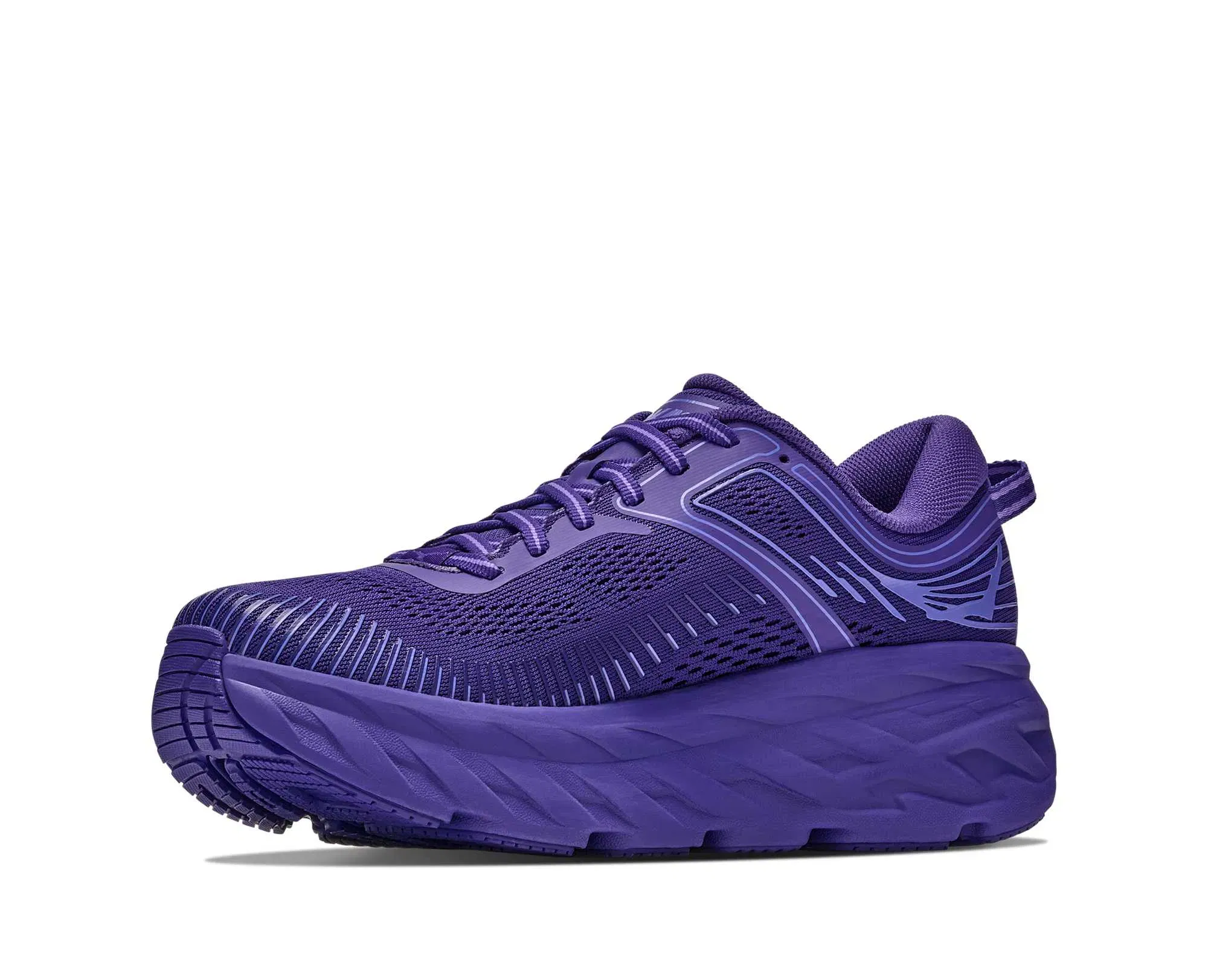 Hoka W Bondi 7 Color: COSMIC PURPLE / COSMIC PURPLE Style: 1110519-CLCS