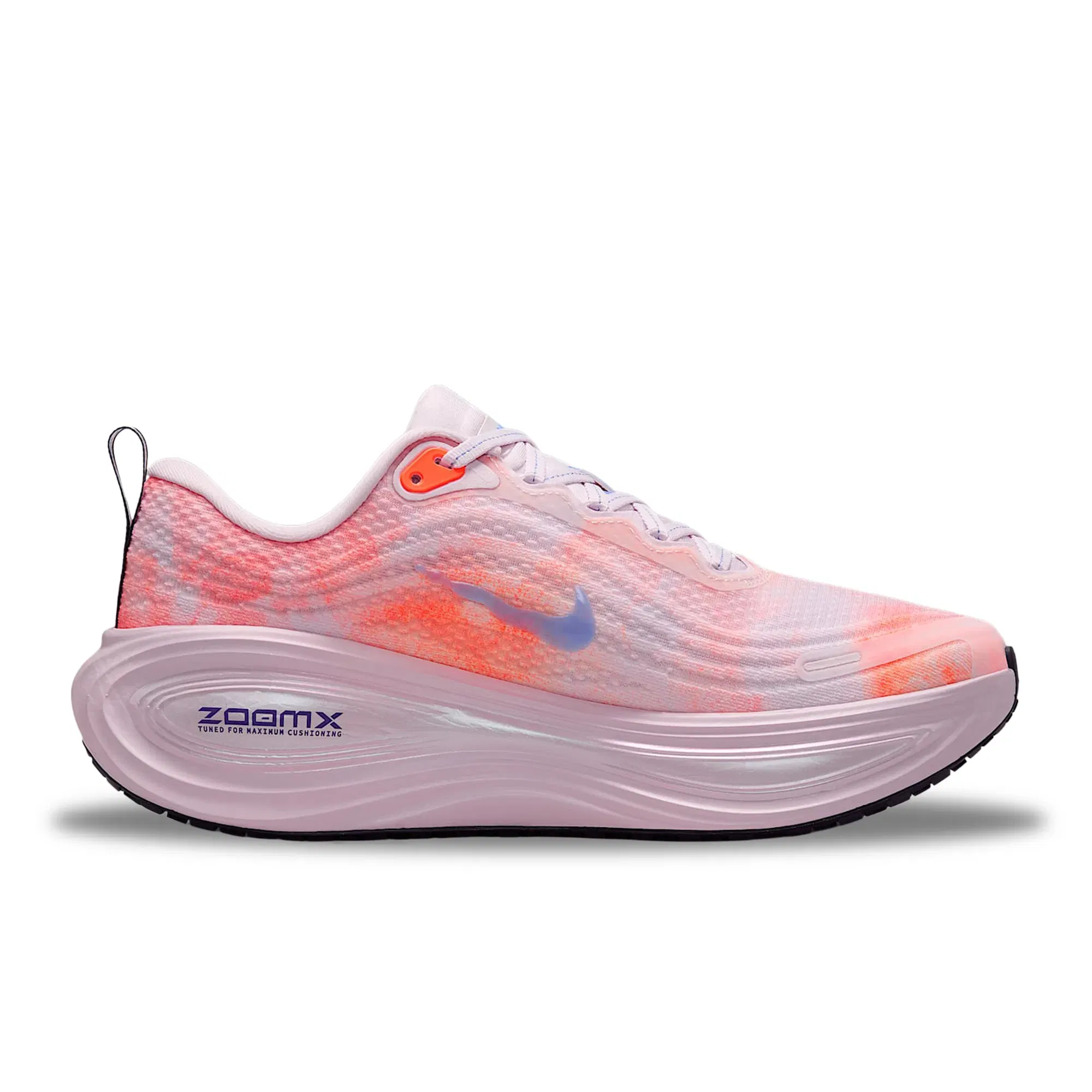 Nike Vomero Plus Women's Road Running Shoes Color: Bleached Lilac/Royal Pulse-Hyper Crimson Style: IV5737-500