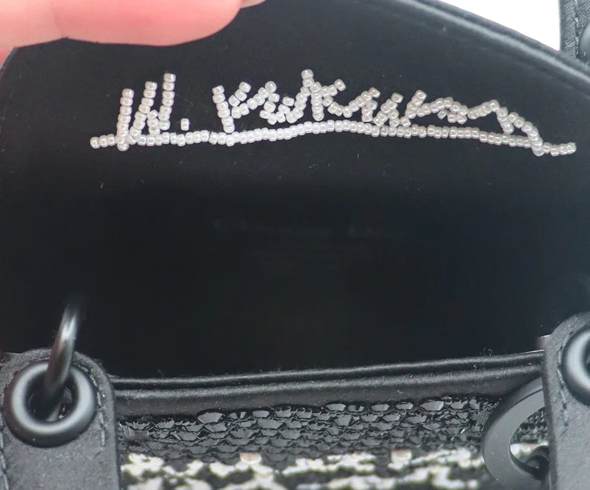 Dior Mini Dior Black Beaded Handbag
