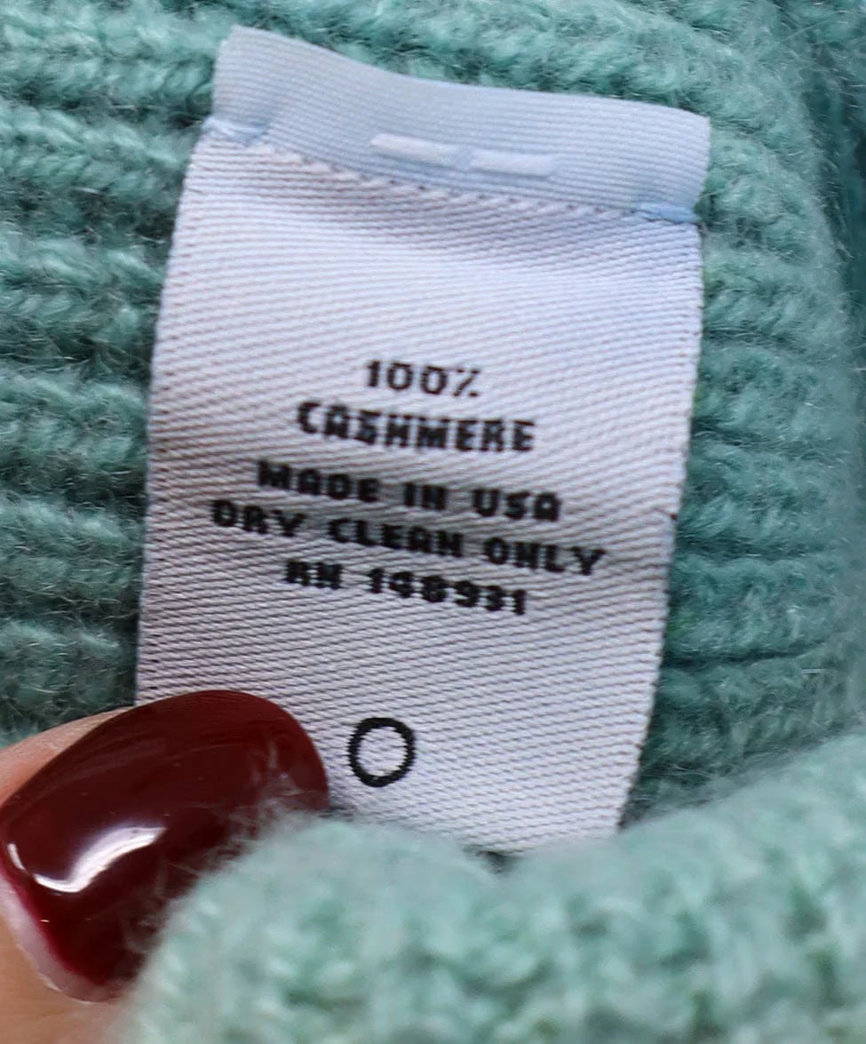 The Elder Statesman Yellow Aqua & Lavender Cashmere Hat