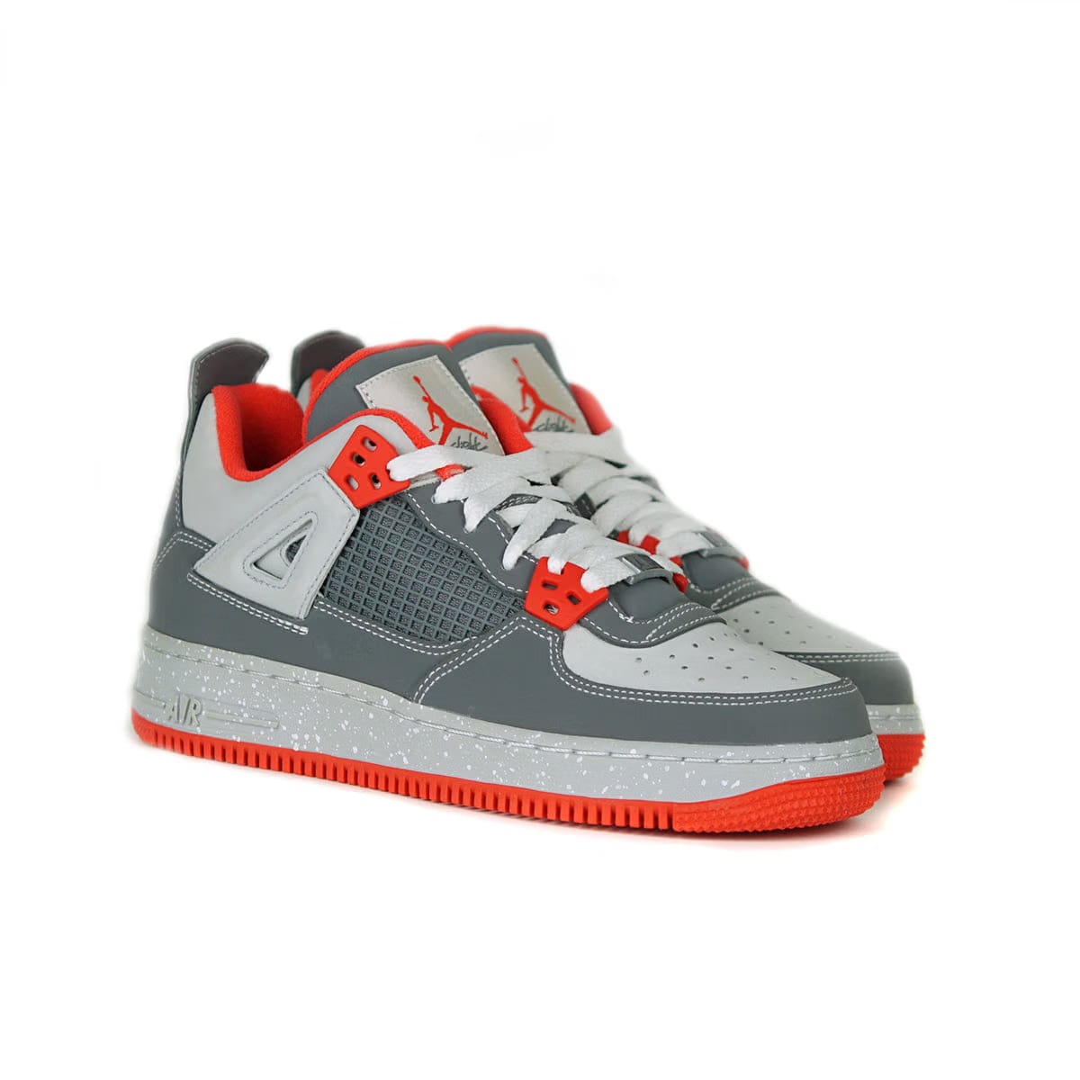 Air Jordan Fusion 4 'Cool Grey - Infrared' (AJF4) (GS/Juniors) (2009)