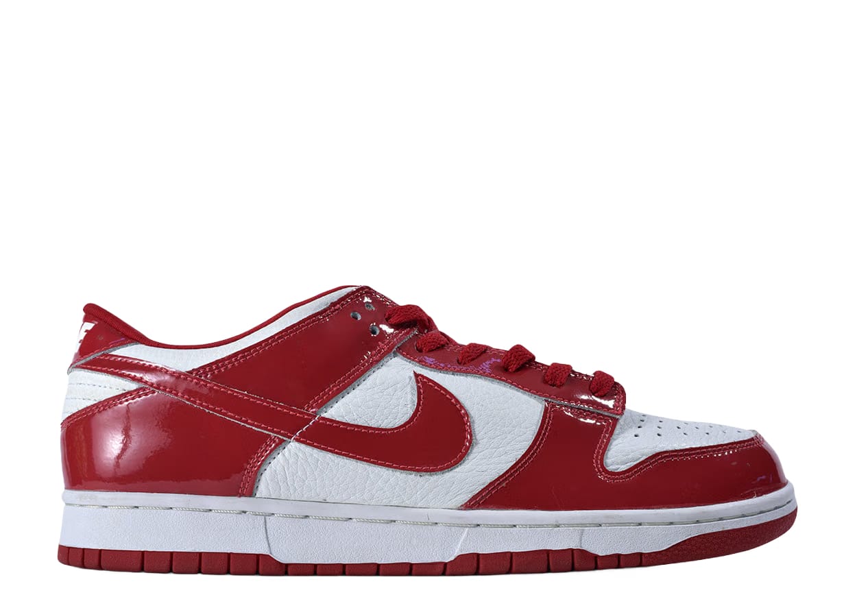 Nike Dunk Low Patent 'White/Varisty Red' (2002)