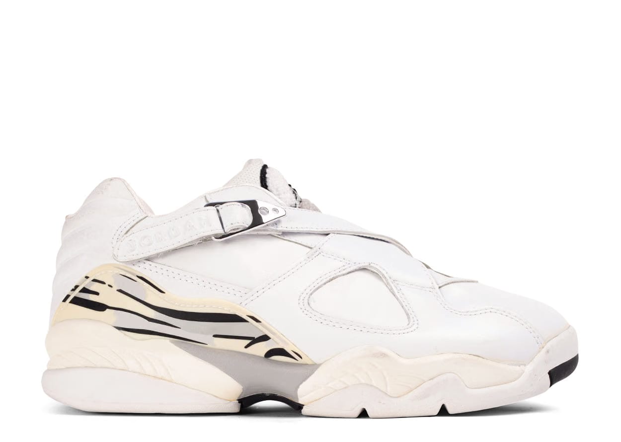 Air Jordan 8 Retro Low 'White Metallic Silver' (2003)