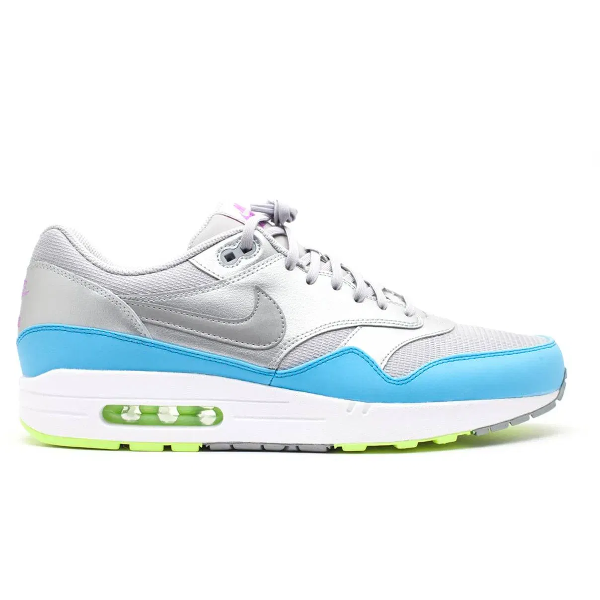 Nike Air Max 1 FB 'Metallic Silver & Current Blue' (2013)