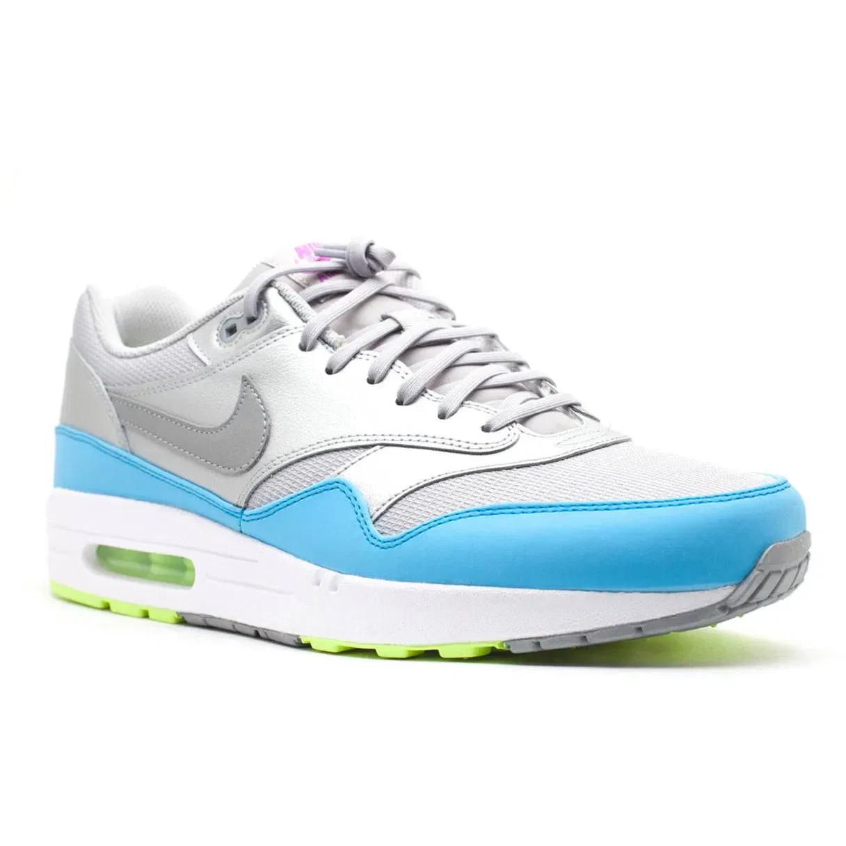 Nike Air Max 1 FB 'Metallic Silver & Current Blue' (2013)