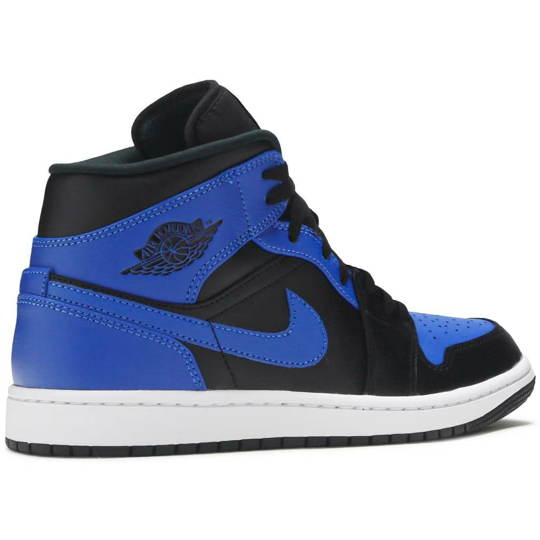 Air Jordan 1 Mid 'Hyper Royal' (Tumbled Leather) (2021)