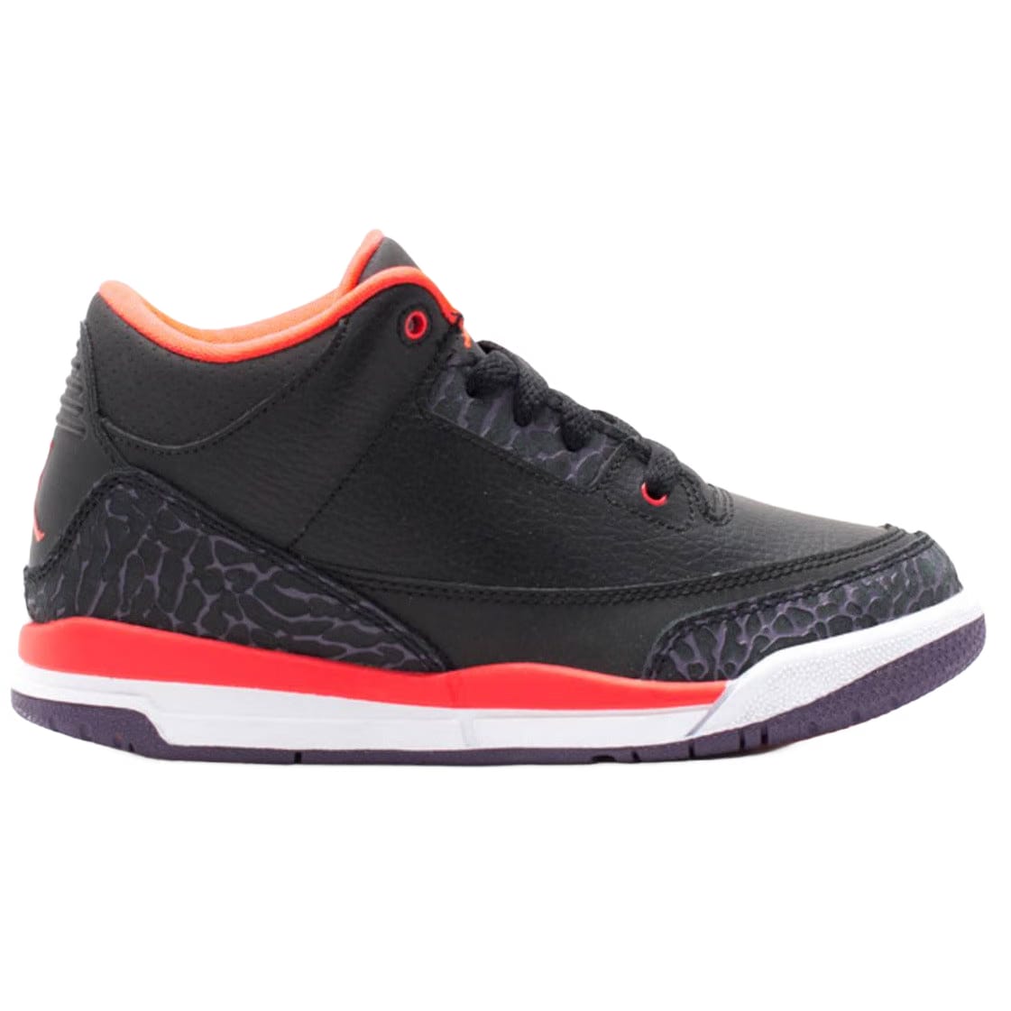 Air Jordan 3 Retro 'Black Crimson' (PS/Kids)