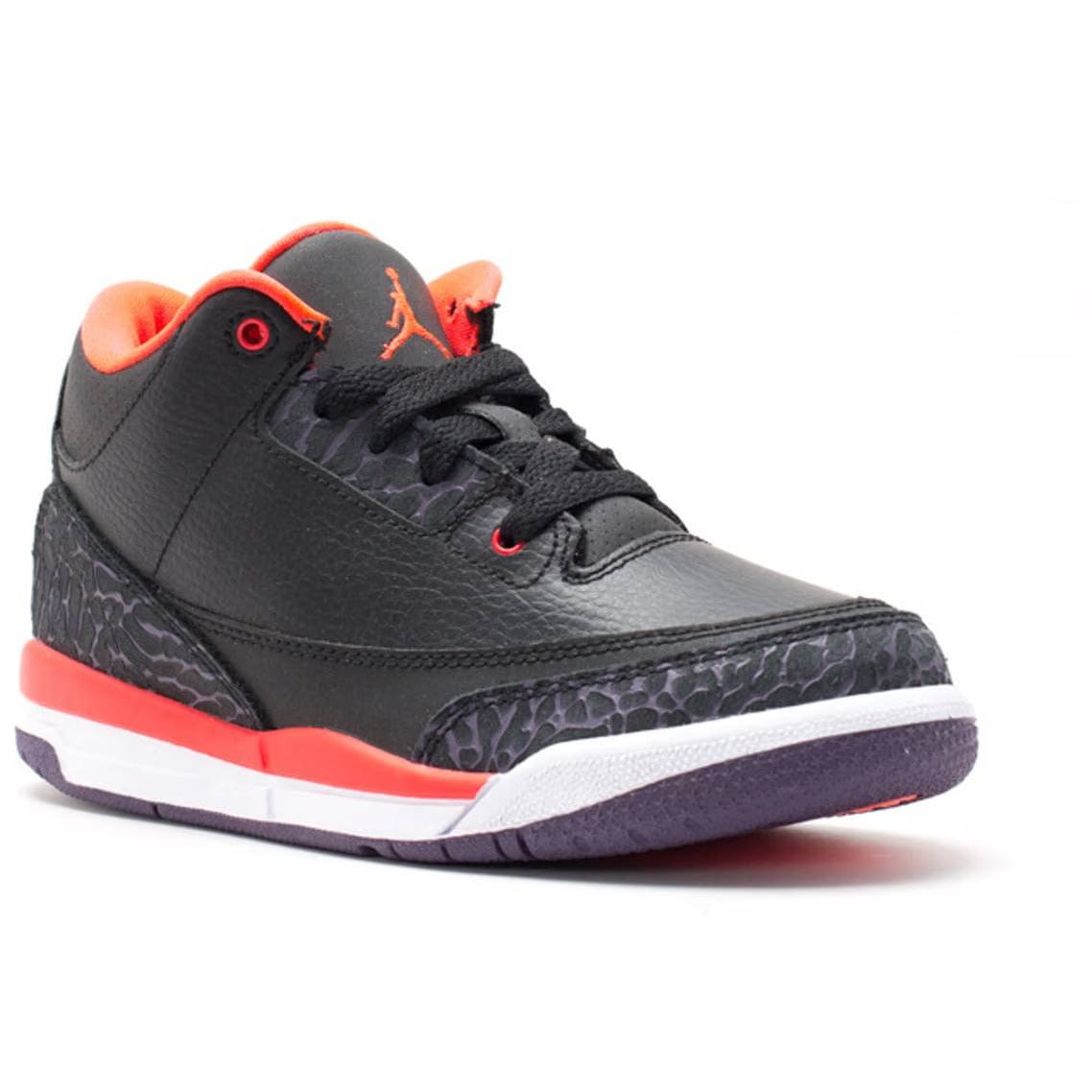 Air Jordan 3 Retro 'Black Crimson' (PS/Kids)
