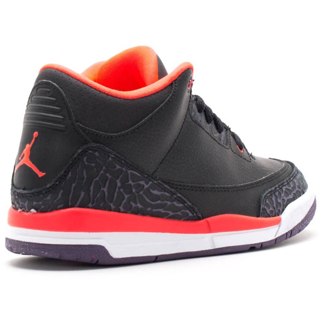 Air Jordan 3 Retro 'Black Crimson' (PS/Kids)
