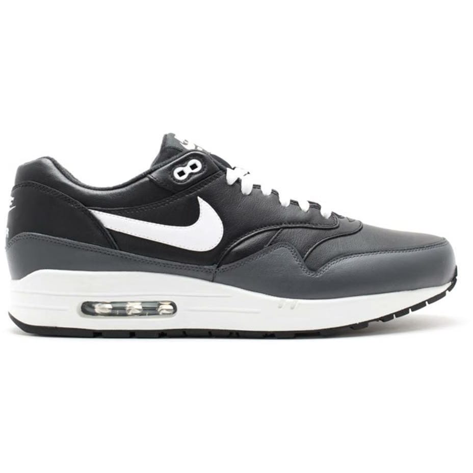 Nike Air Max 1 Leather 'Black Grey White'