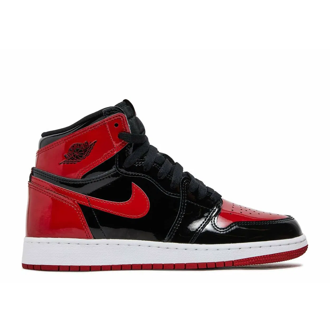 Air Jordan 1 Retro High OG 'Patent Bred' (GS/Juniors) (2021)
