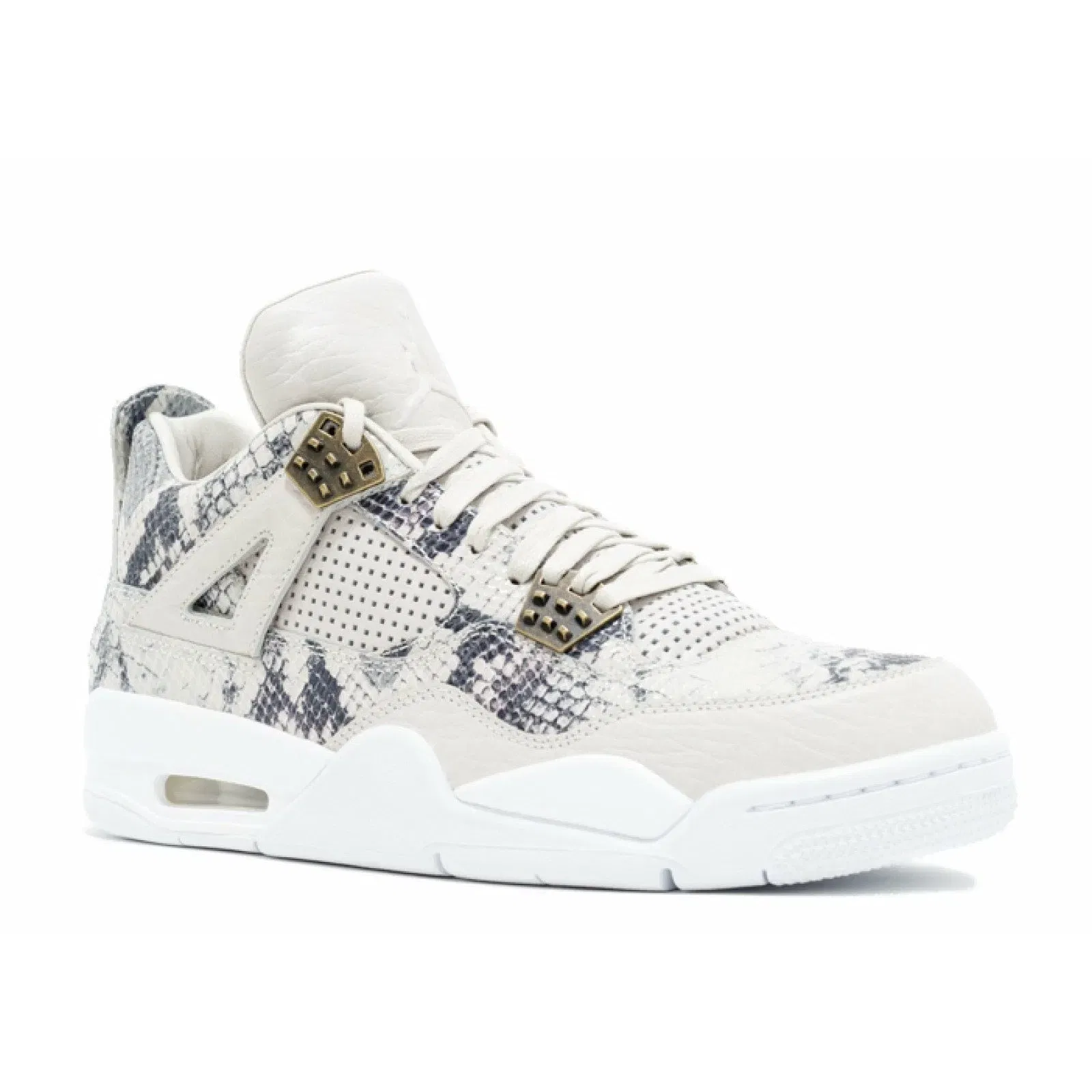 Air Jordan 4 Retro Premium Pinnacle 'White Snakeskin'