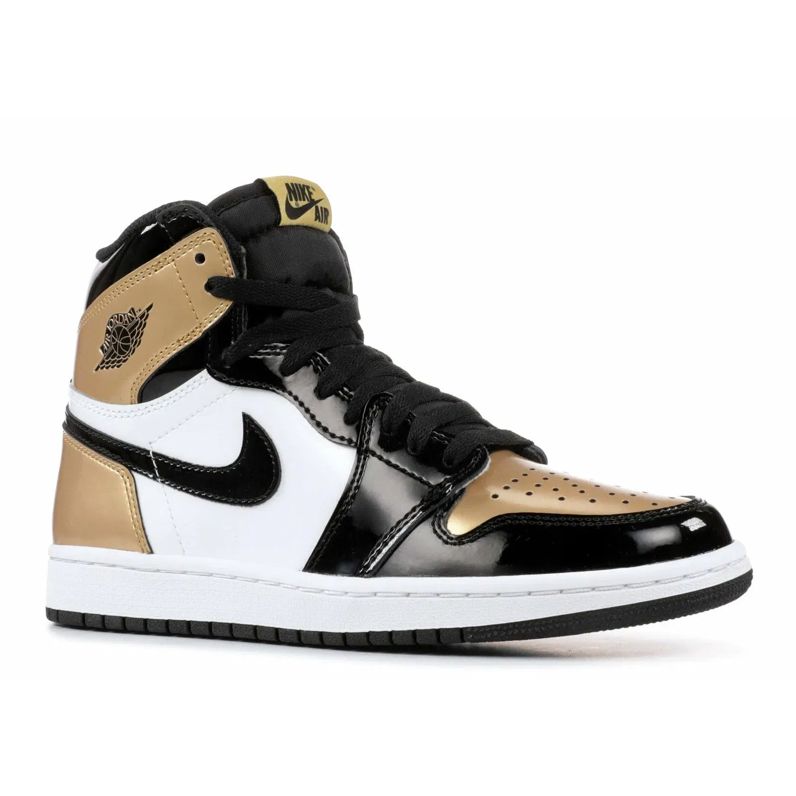 Air Jordan 1 Retro High Patent 'Gold Toe' (2018)