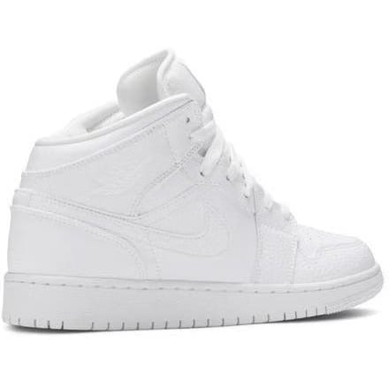 Air Jordan 1 Mid 'Triple White' (2020) (GS/Juniors)