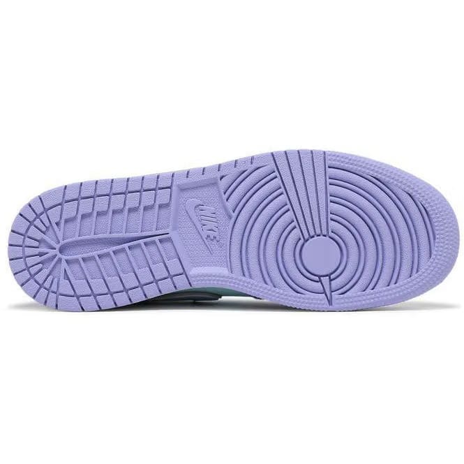 Air Jordan 1 Mid 'Purple Aqua' (GS/Juniors) (2021)