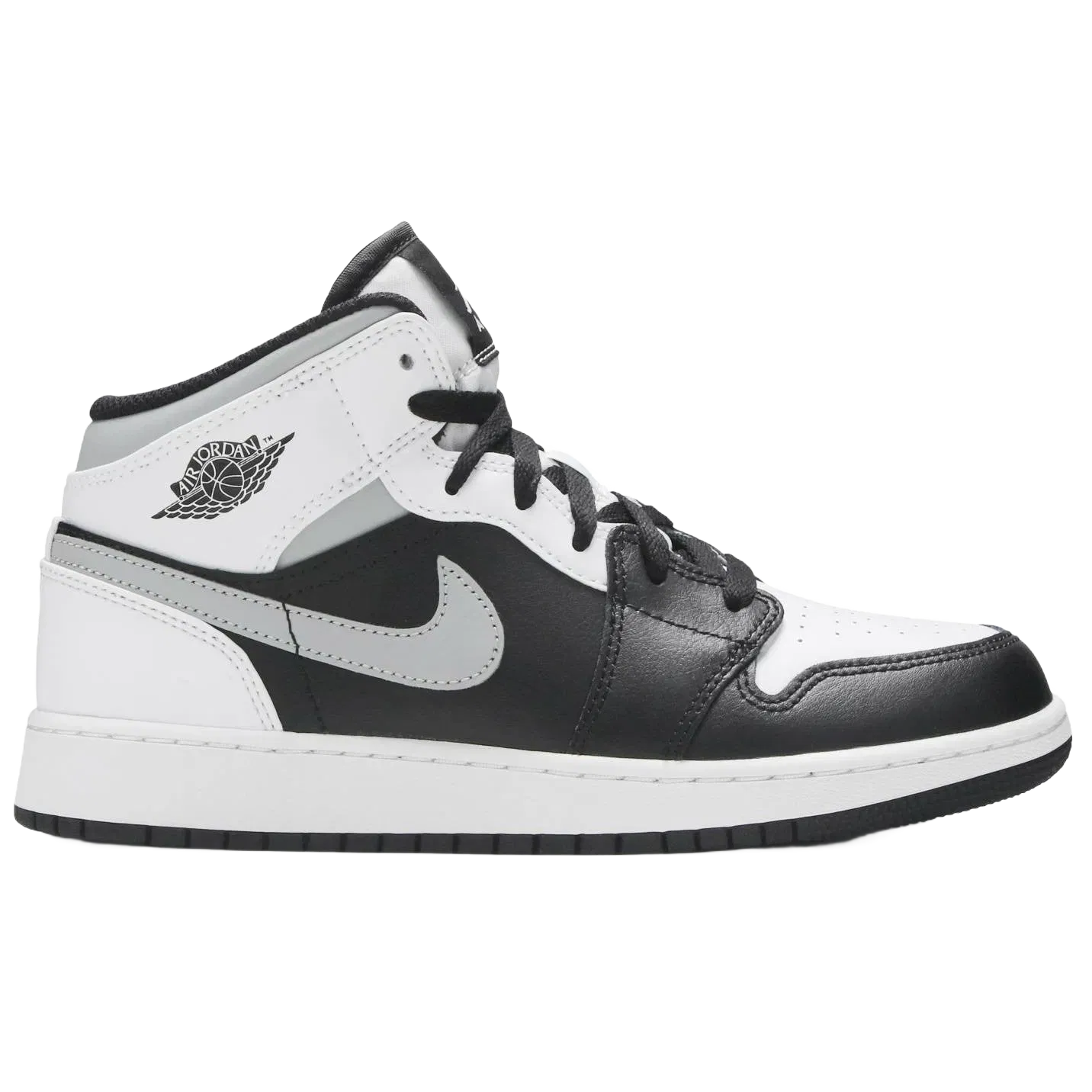 Air Jordan 1 Mid 'White Shadow' (GS/Juniors) (2020)