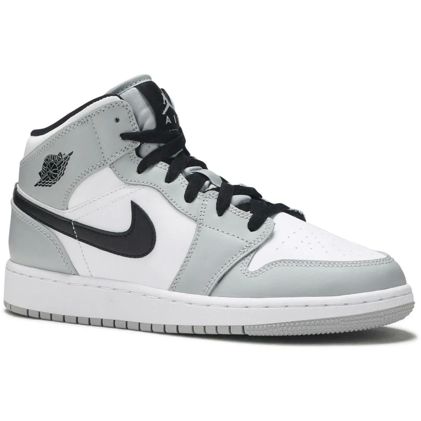Air Jordan 1 Mid 'Light Smoke Grey' (GS/Juniors) (2020)