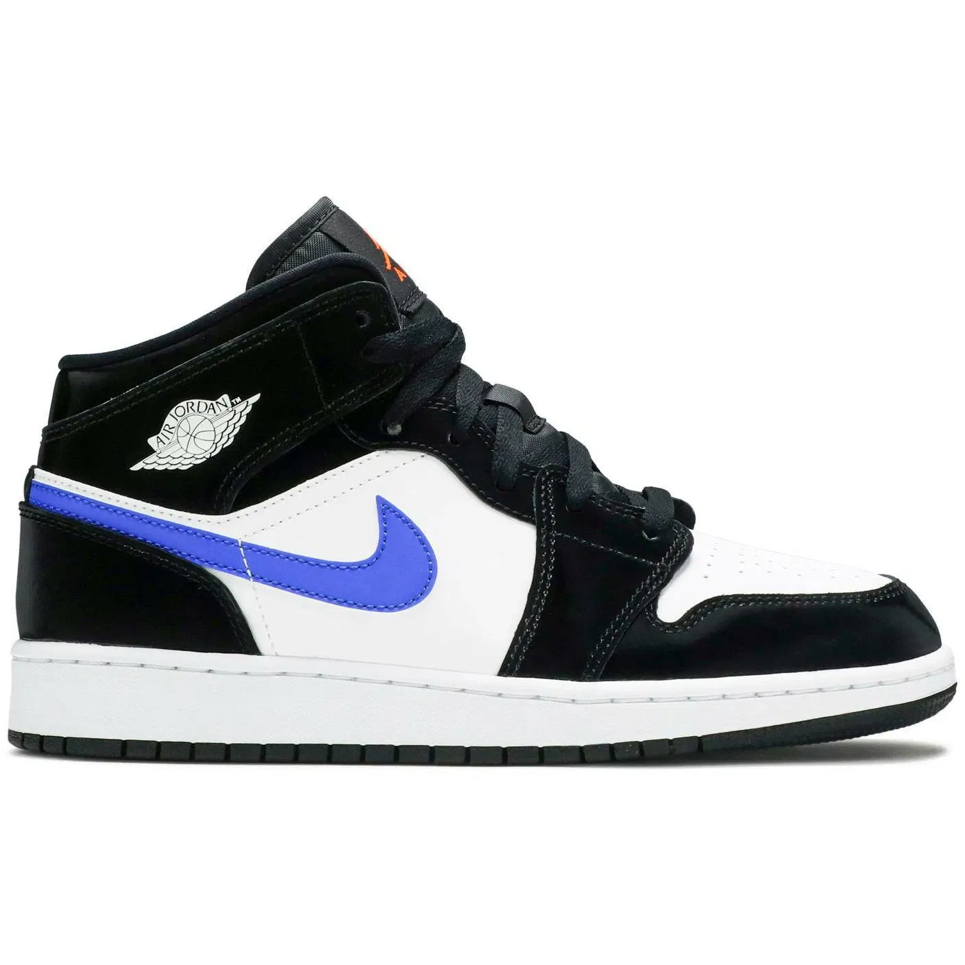 Air Jordan 1 Mid 'Black Racer Blue White' (GS/Juniors) (2020)