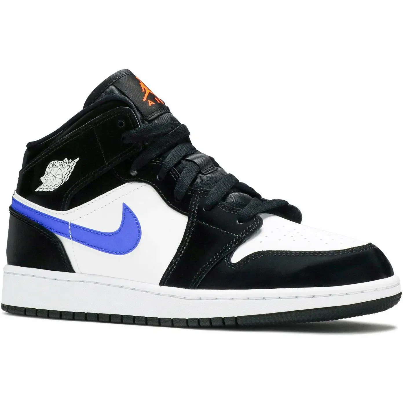 Air Jordan 1 Mid 'Black Racer Blue White' (GS/Juniors) (2020)