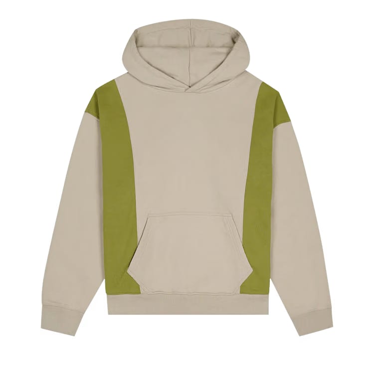 Brain Dead Mendoza Cropped Hoodie Tan