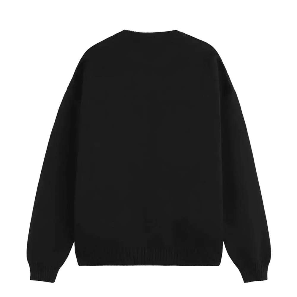 Fakegods Valentines Knitted Sweater Black
