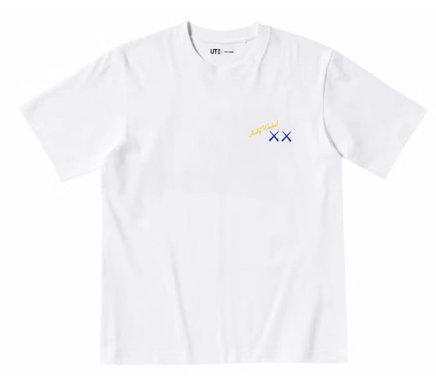 Uniqlo KAWS x Uniqlo Warhol UT Graphic 471321 T-shirt Blue