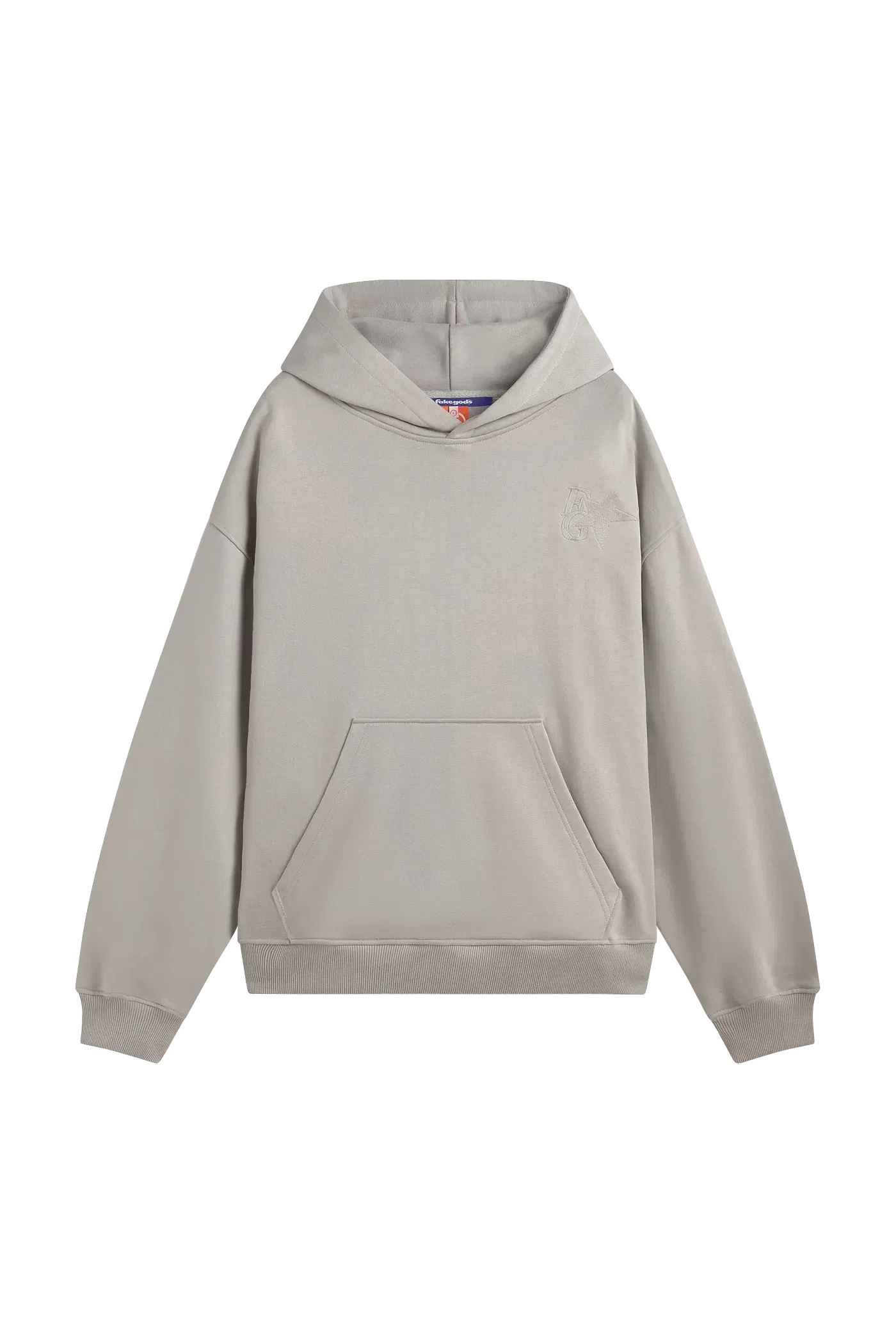 Fakegods Star Hoodie Mid Grey