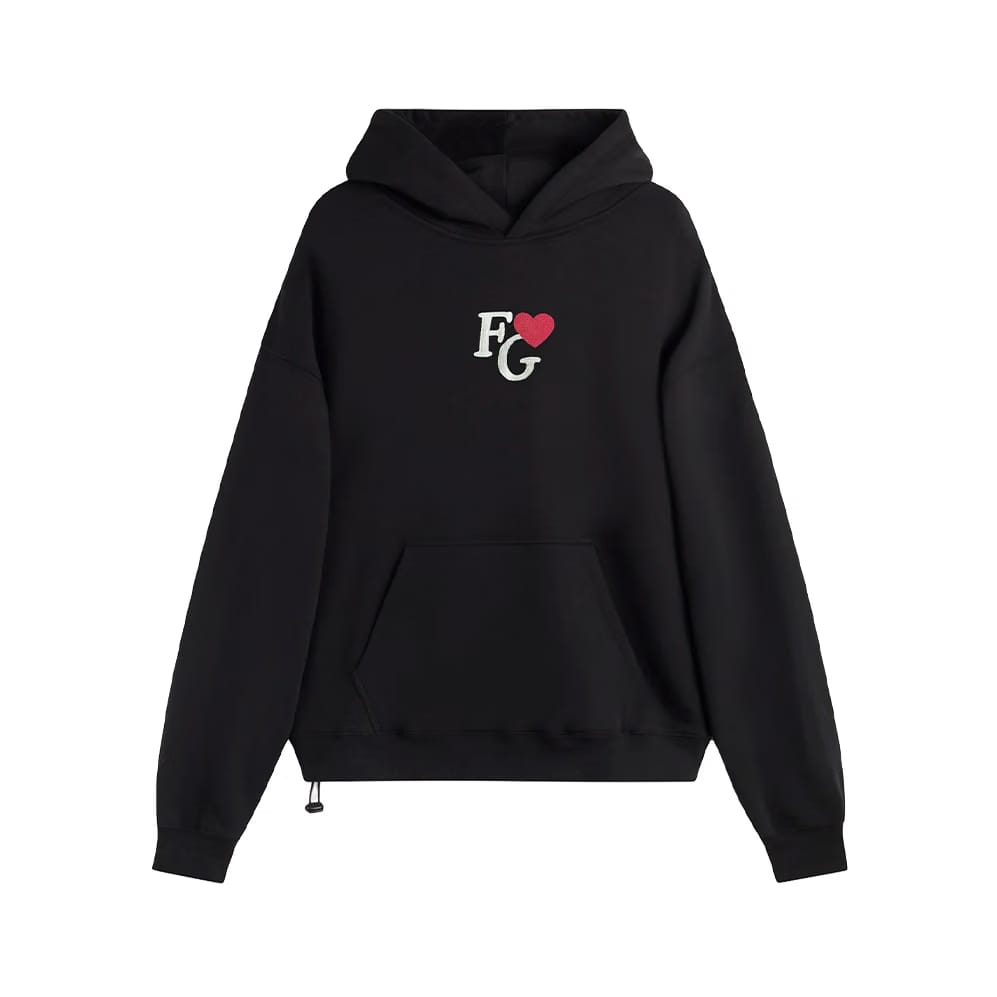 Fakegods Valentines Hoodie Black
