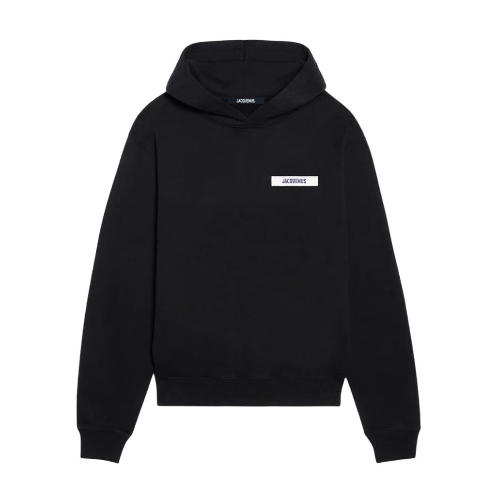Jacquemus The Gros Grain Hoodie in Black