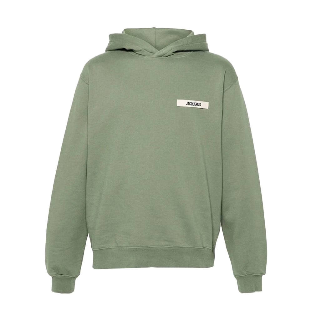 Jacquemus The Gros Grain Hoodie in Green