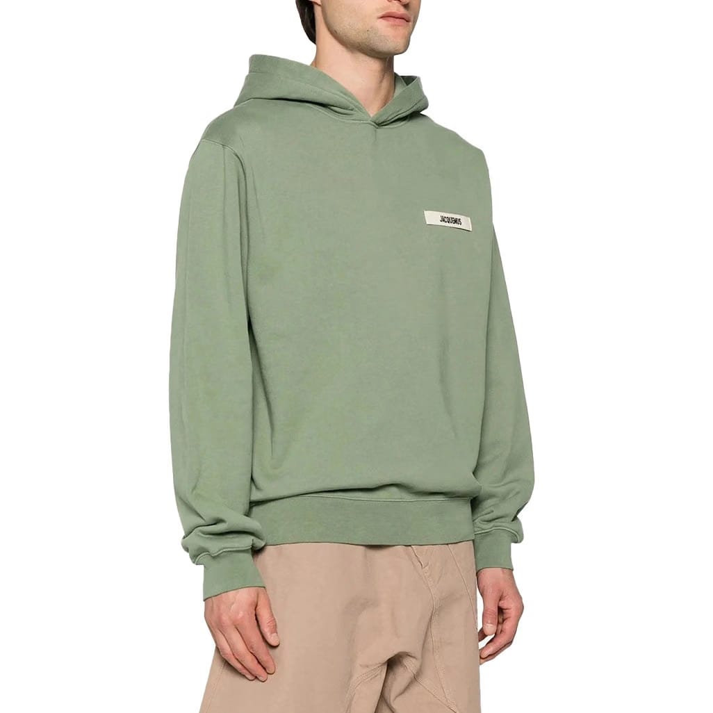 Jacquemus The Gros Grain Hoodie in Green