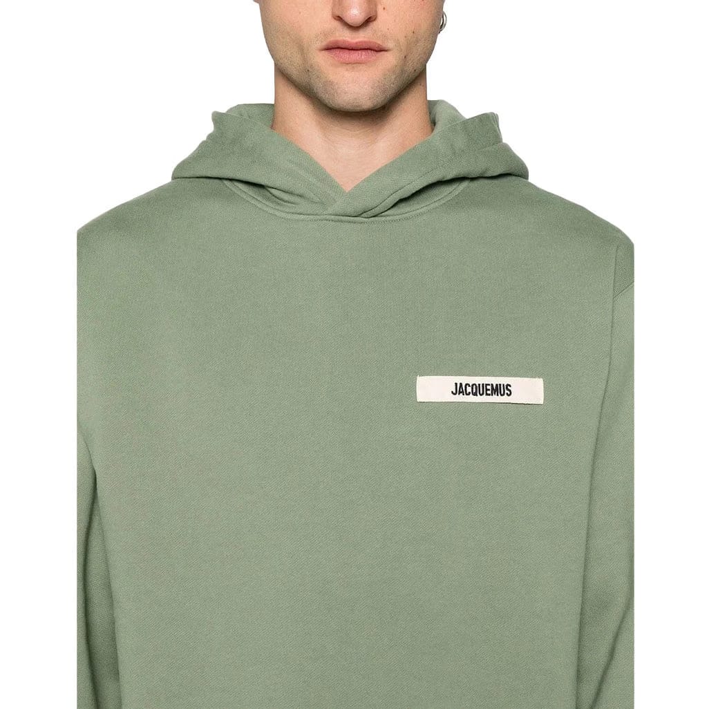 Jacquemus The Gros Grain Hoodie in Green