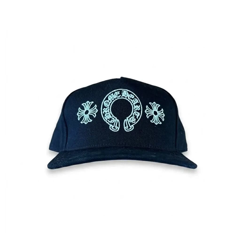 Chrome Hearts Horse Shoe Black Cap