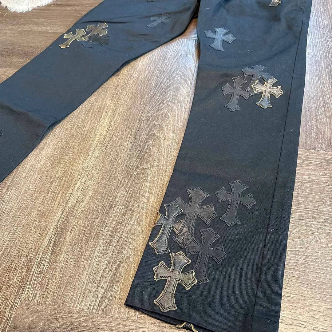 Chrome Hearts Black Camo Jeans 40 Patches