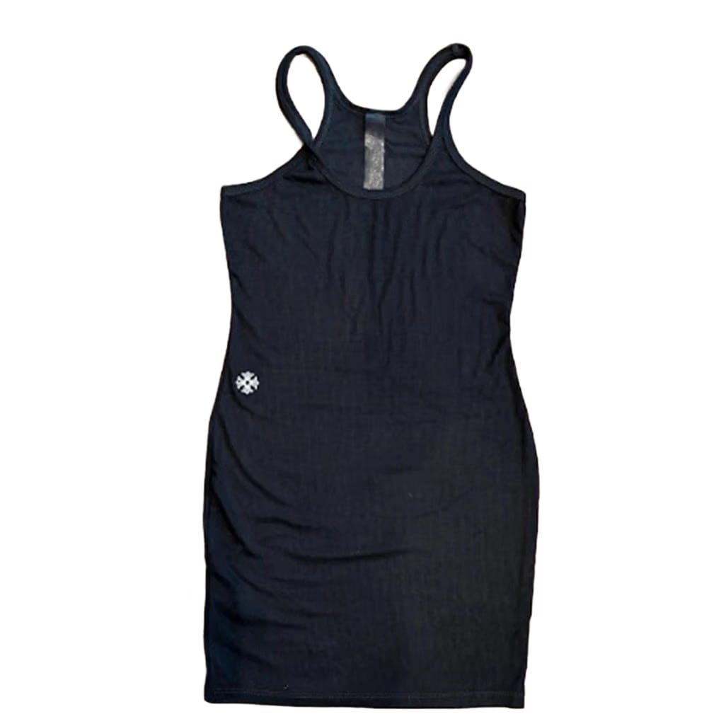 Chrome Hearts Black Cotton Tank Top Dress