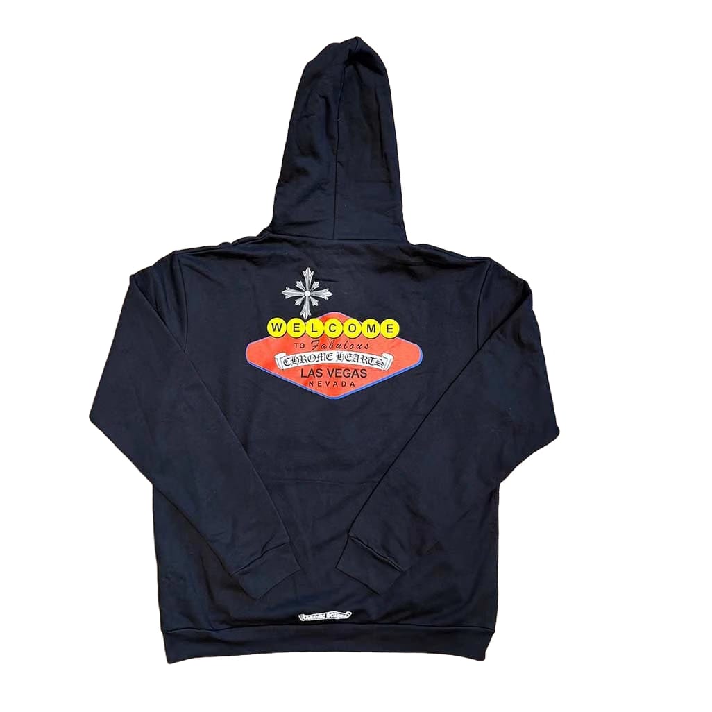 Chrome Hearts Welcome to Las Vegas Pullover Black Hoodie
