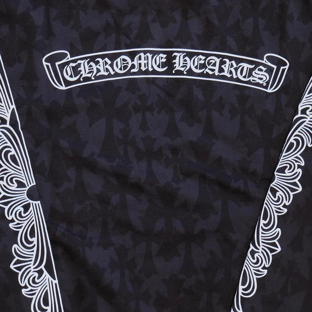 Chrome Hearts All Over Print Floral Hoodie