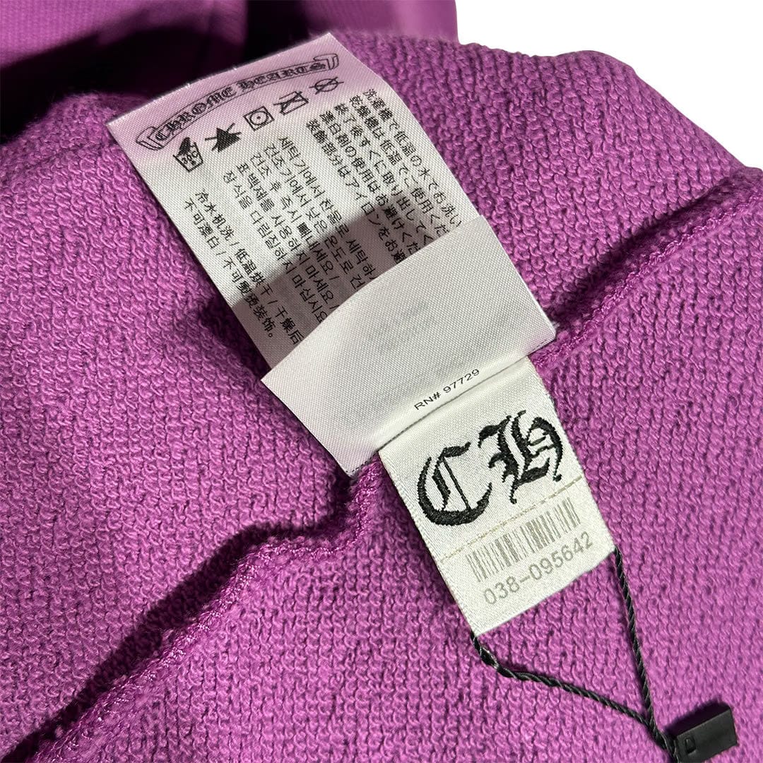 Chrome hearts Matty Boy I Want More Not Less Crewneck Hoodie Purple