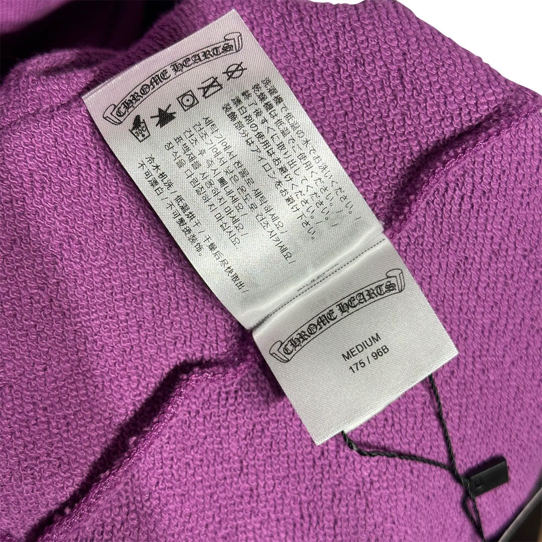 Chrome hearts Matty Boy I Want More Not Less Crewneck Hoodie Purple