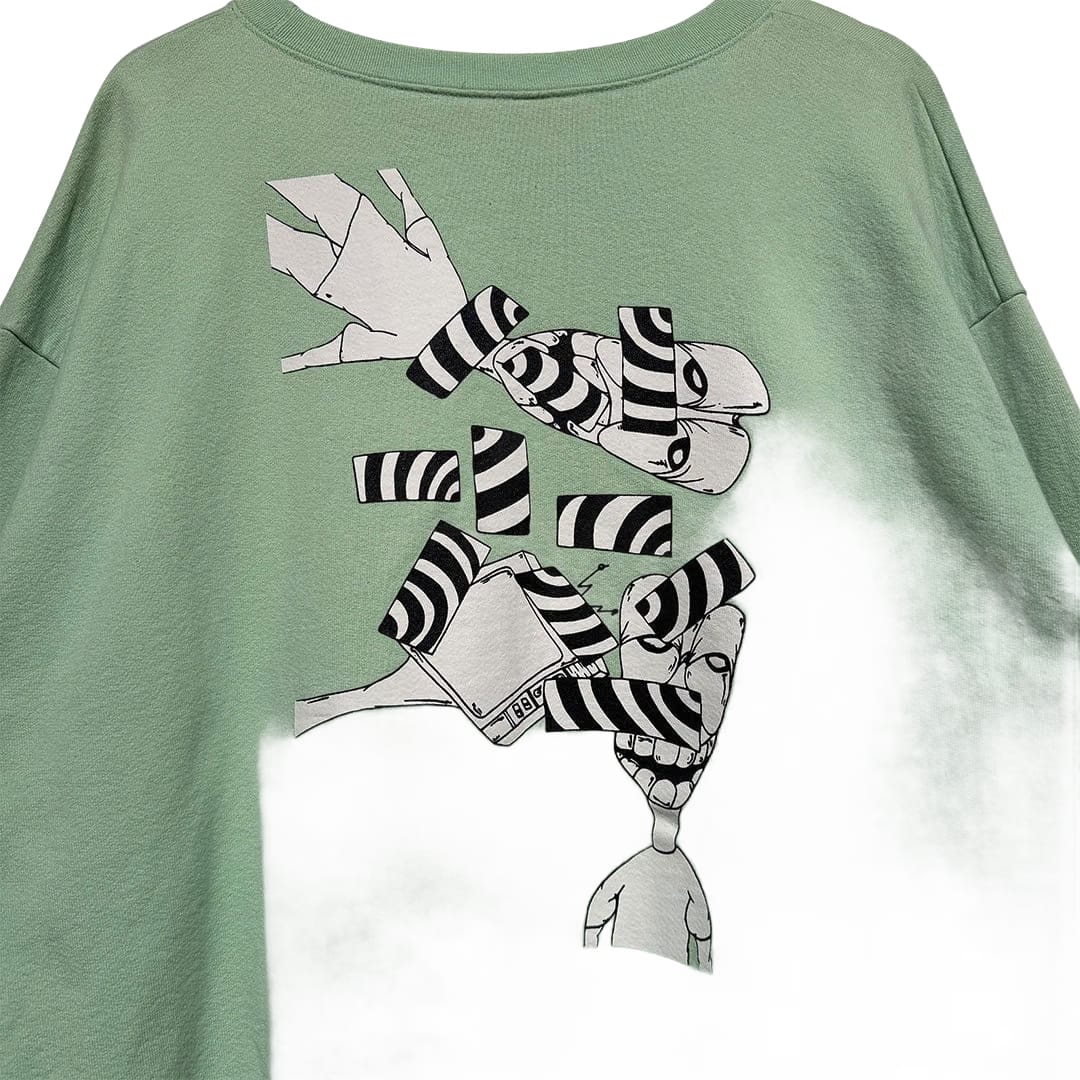 Chrome Hearts Matty Boy "Lust" Crewneck Sweatshirt Seafoam
