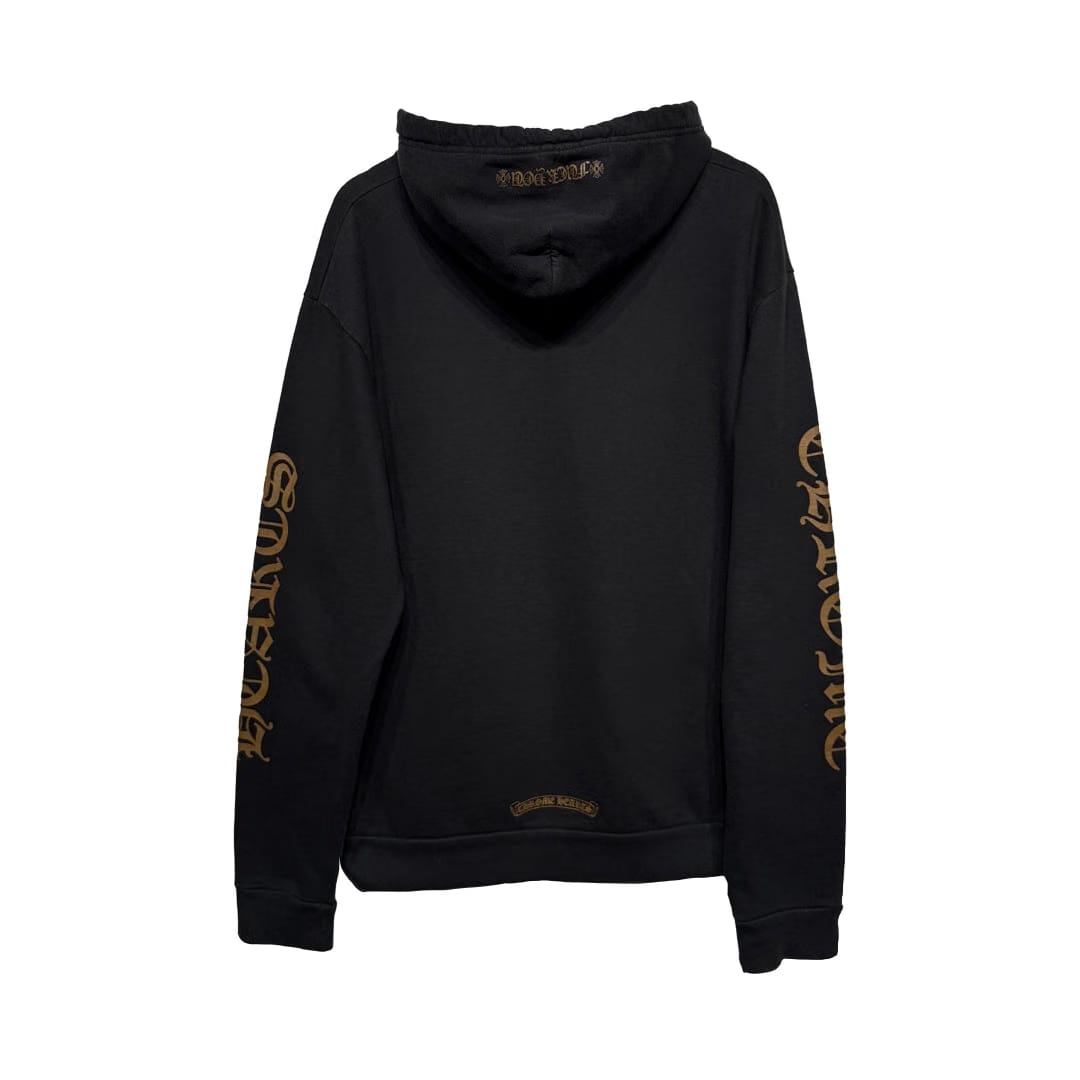 Chrome Hearts Vertical Logo Brown/Black Hoodie