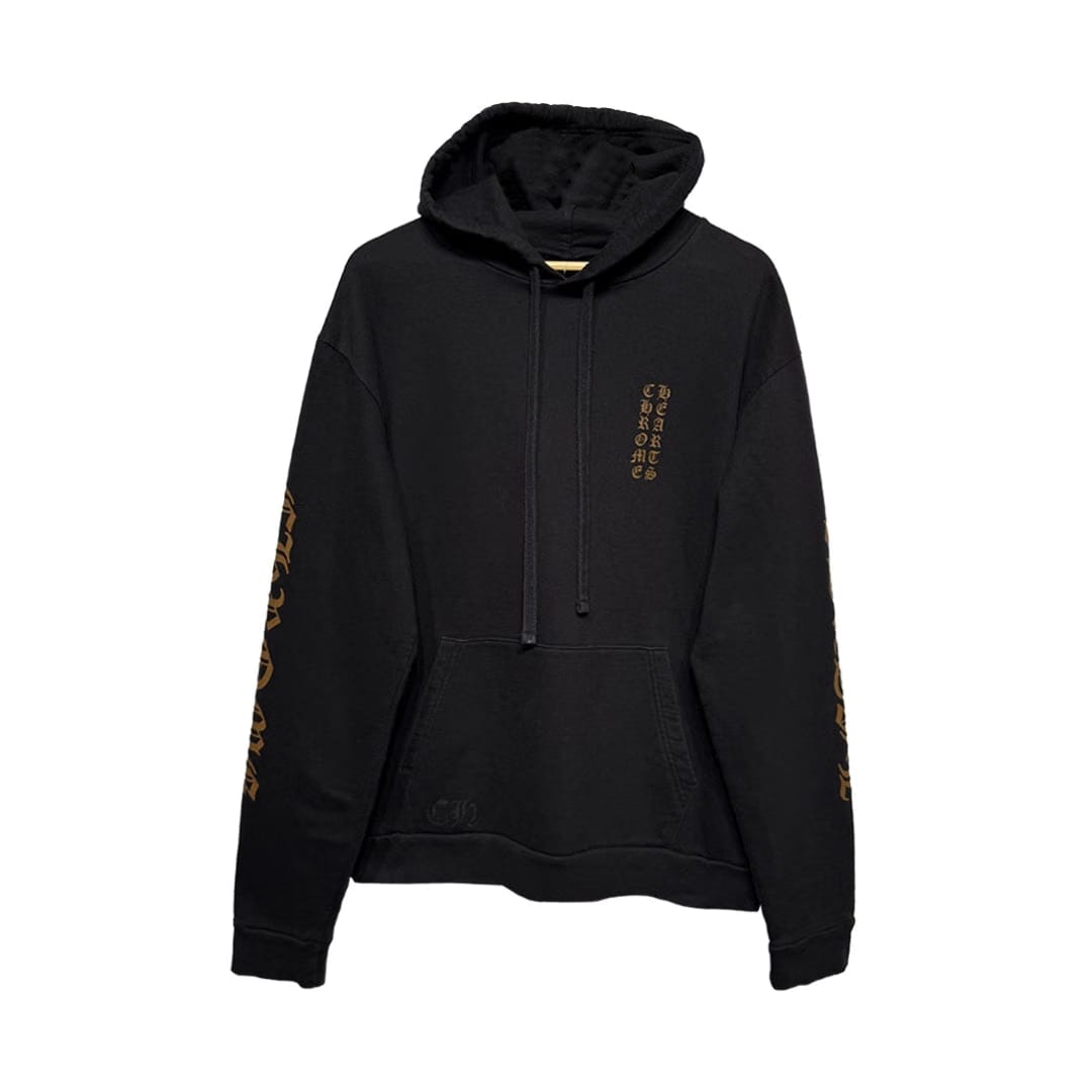 Chrome Hearts Vertical Logo Brown/Black Hoodie