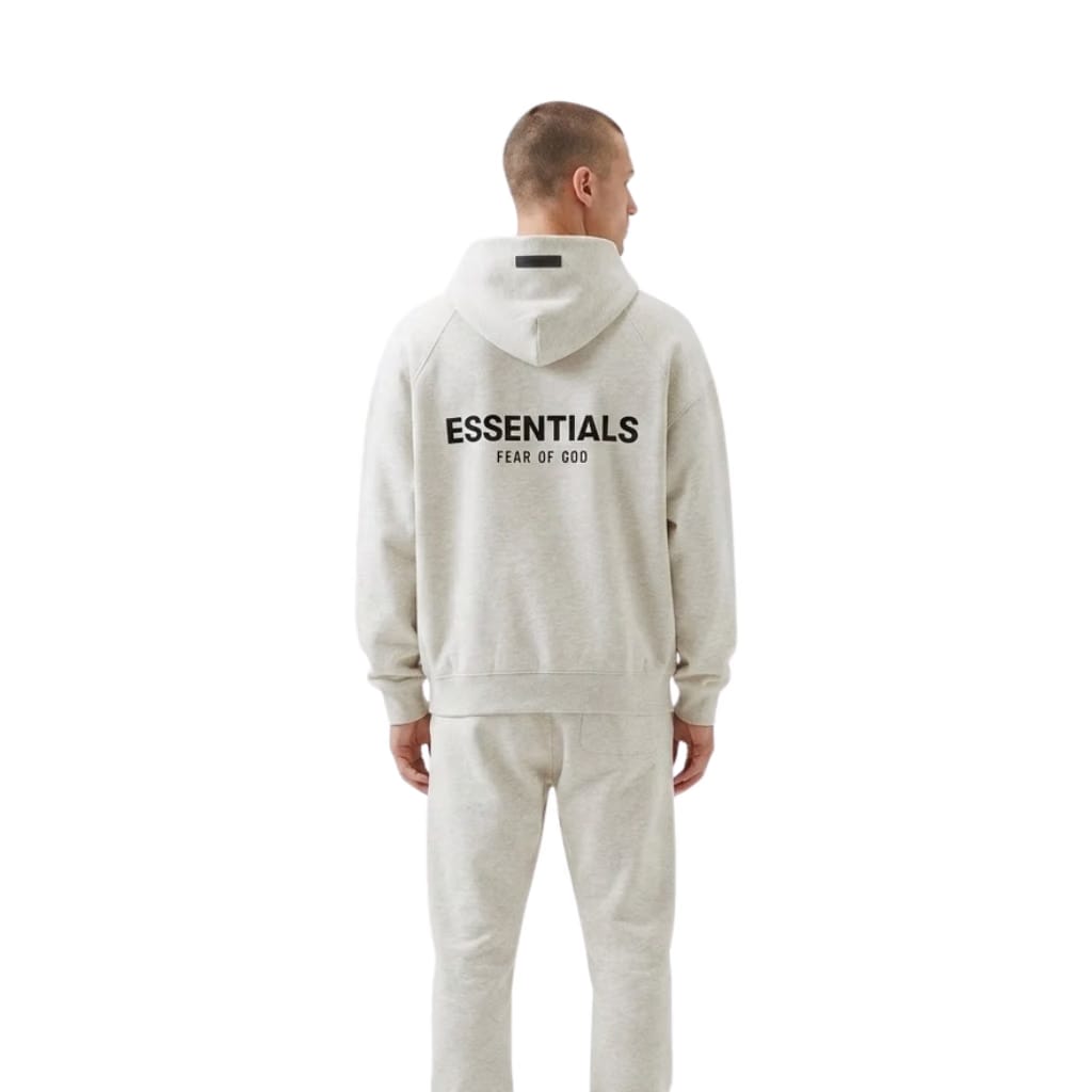 Fear of God Essentials Hoodie 'Light Oatmeal' (SS22)