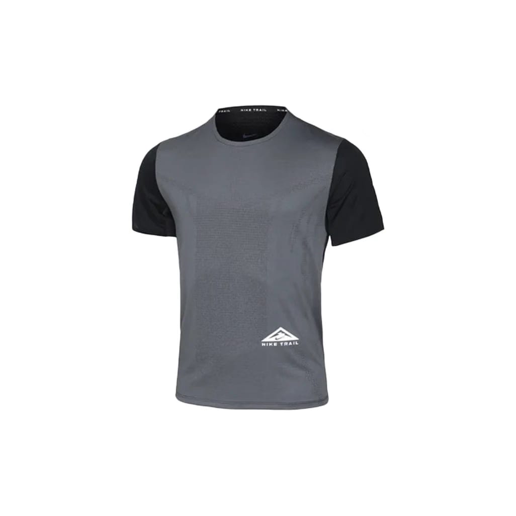 Nike Dri-FIT Rise 365 Trail Running T-Shirt Black Grey