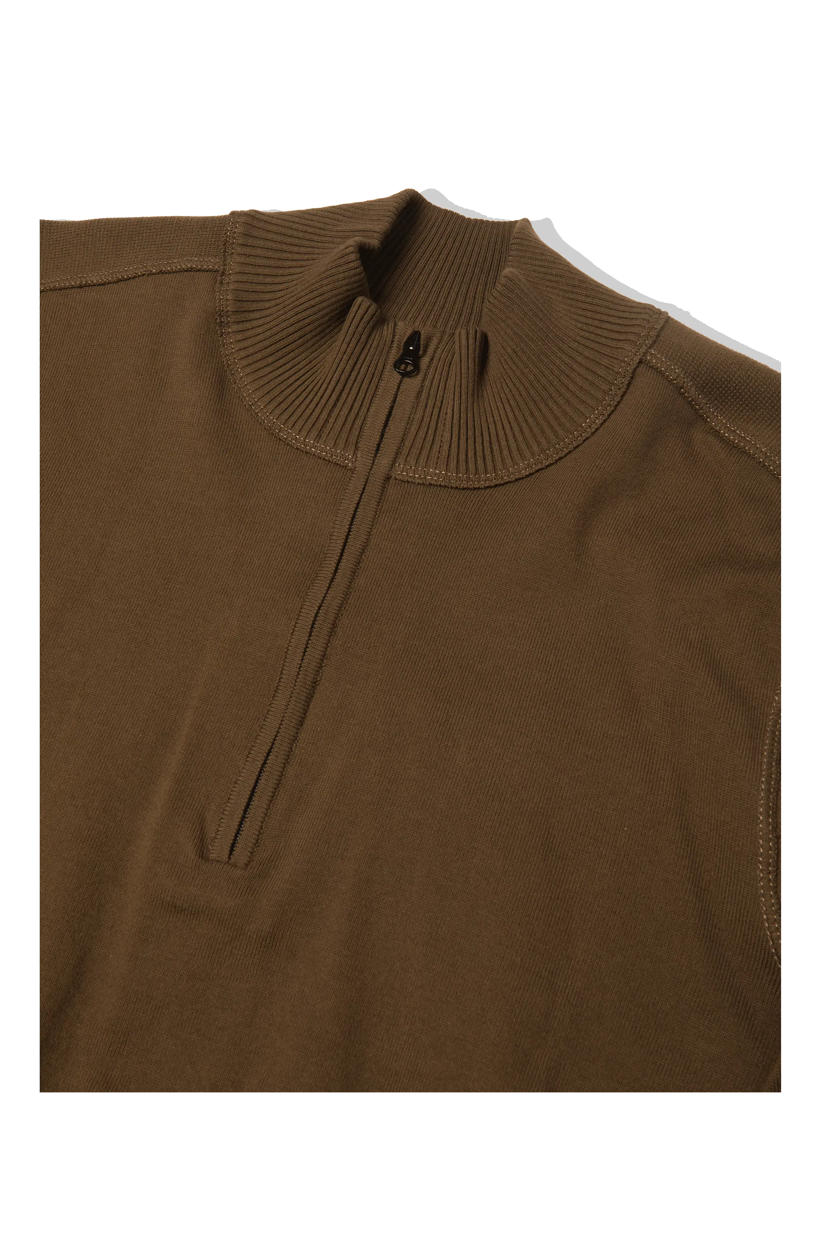 C.P. Company Cotton Sea Island Half Zip Lens Sweater