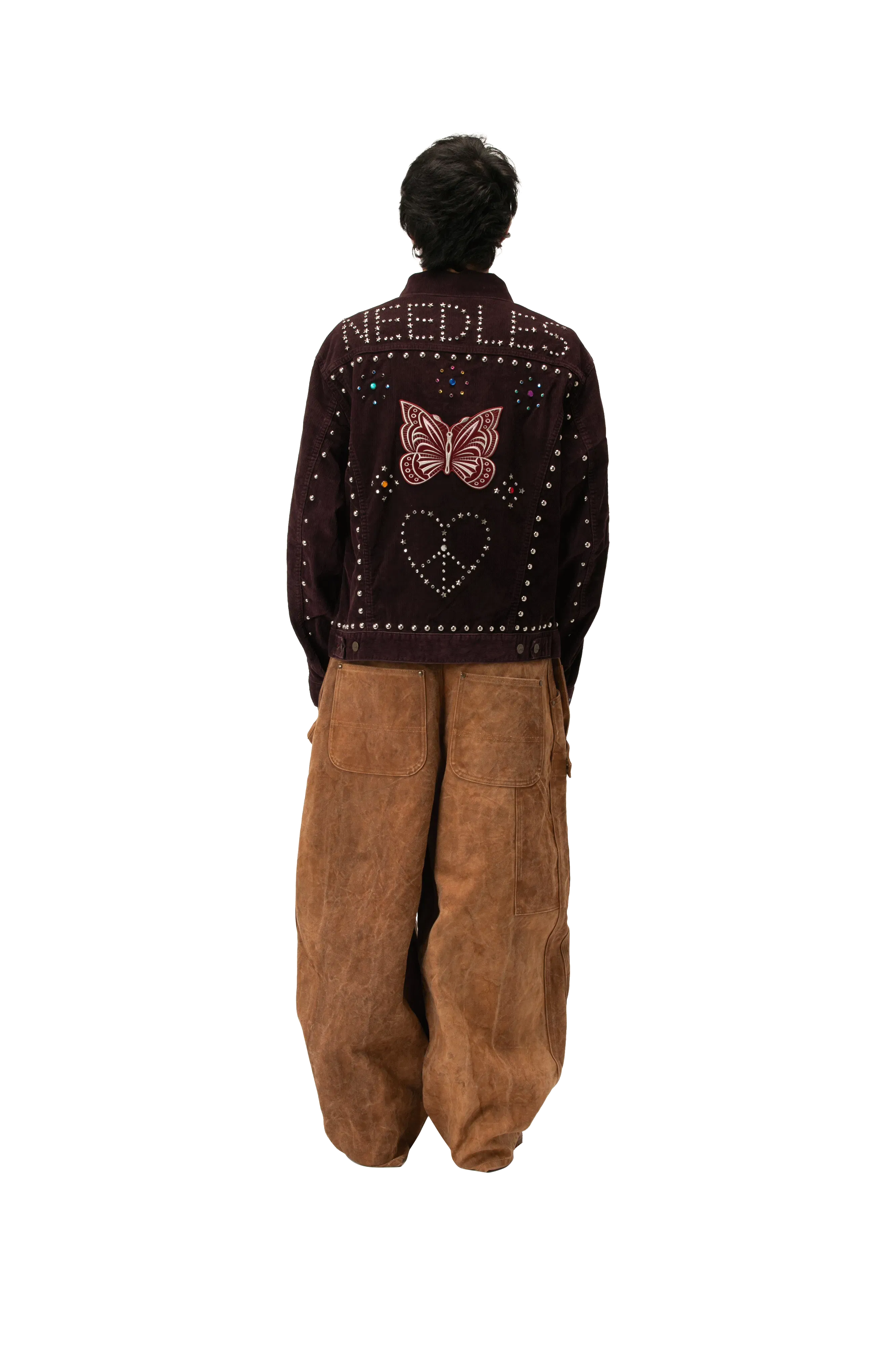Needles Studded Jean Jacket - 14W Cordudoy