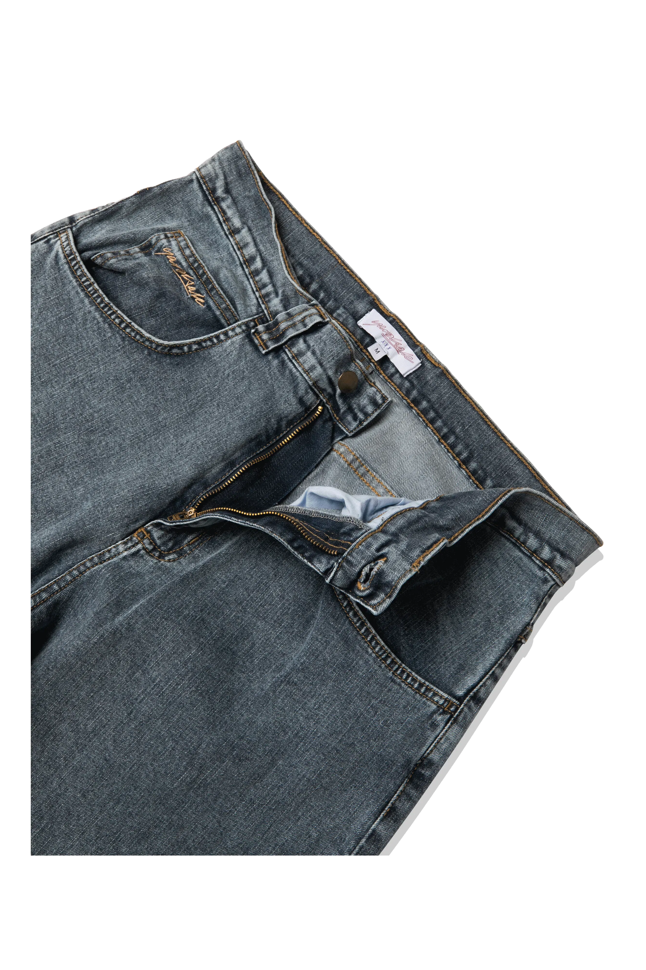 YARDSALE Ivory Slub Jeans