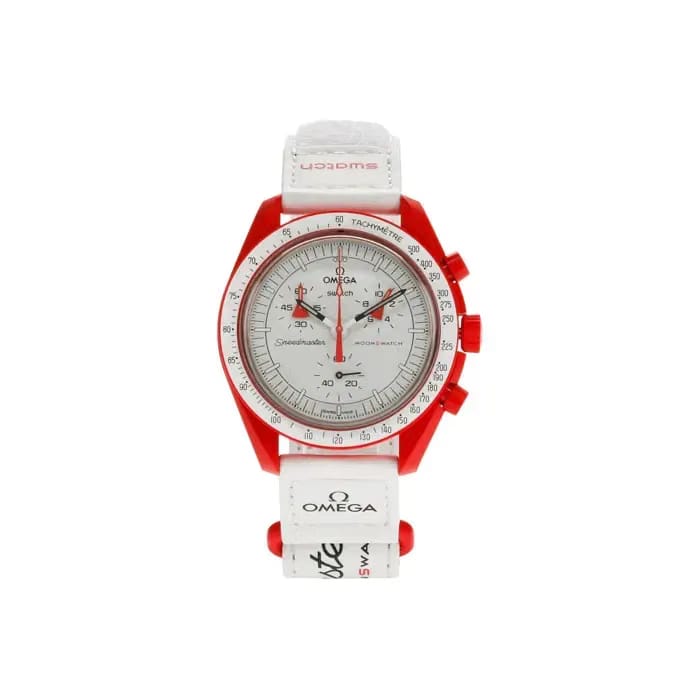 Swatch X Omega Bioceramic Moonswatch Mission To Mars So33r100